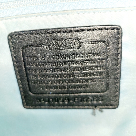 Coach bag signature monogramed grey and black - Picture 9 of 16